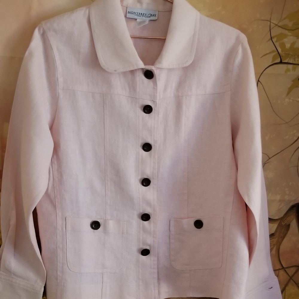 Monterey  Bay Pink Lightweight  Jacket